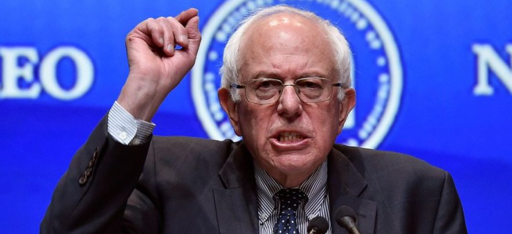 Angry Socialist Bernie Sanders